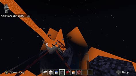 Time Lapse Of A Lava Cast On The 2b2t Of Bedrock Minecraft Realm