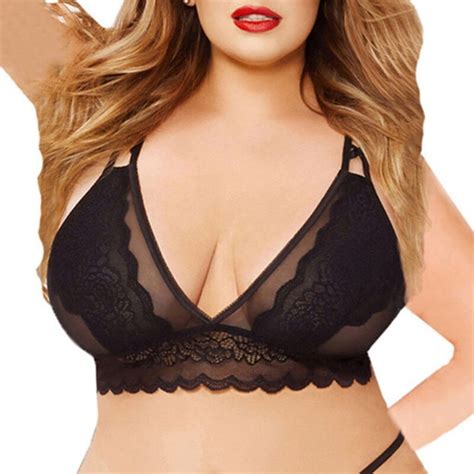 XXXL 4XL 5XL Big Plus Size Lingerie Sexy Lace Bras For Women