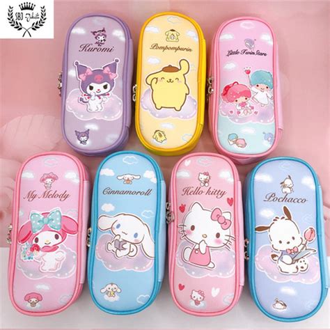 Promo Tempat Pensil Kotak Pensil Karakter Sanrio Kuromi Cinnamoroll