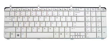 Replacement Laptop Keyboard HP COMPAQ Pavilion DV7 2000 DV7 3000 WHITE