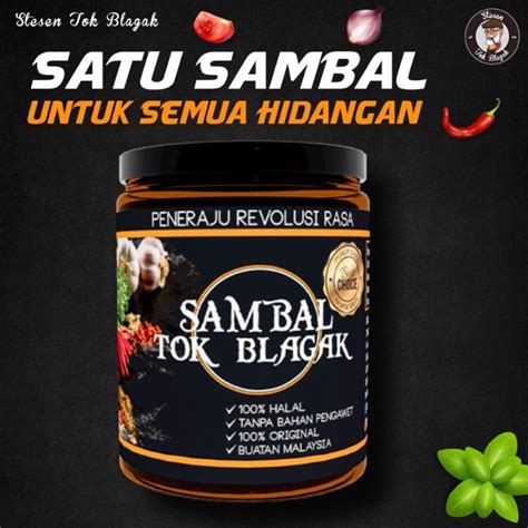 BEST SAMBAL Sambal Tok Blagak SAMBAL PEDAS SAMBAL HITAM SAMBAL BOTOL