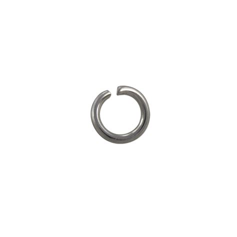 Open Jump Ring 6mm Surgical Stainless Steel 10 Pcs