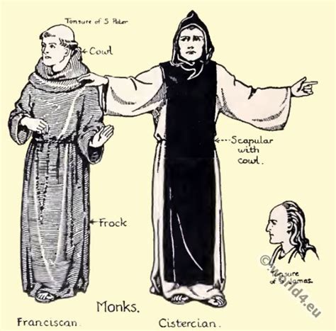 Monachism Monastic Costumes History Costume And Fashion History