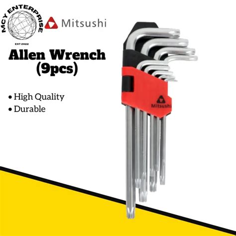 Mitsushi Allen Wrench Set Pcs Long Arm Torx Key Set Allen Hex