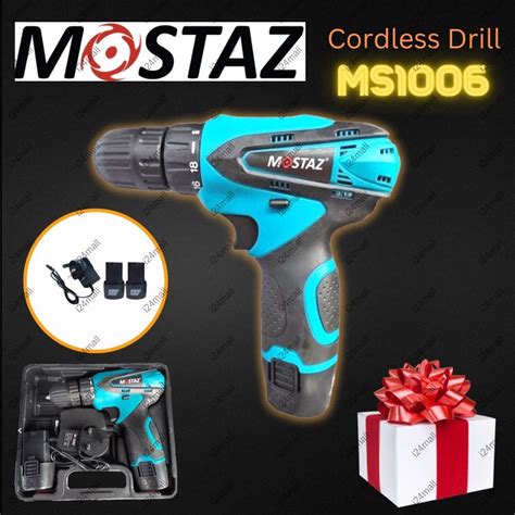 MOSTAZ 12V Cordless Drill Driver Drill MS1006 Shopee Malaysia