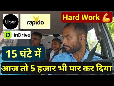 Ola Uber Rapido Indrive Earning In Delhi NCR One Day Income Ola Uber