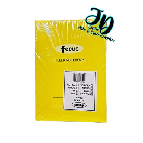 Focus Filler Notebook [25pcs/pack] | Lazada PH