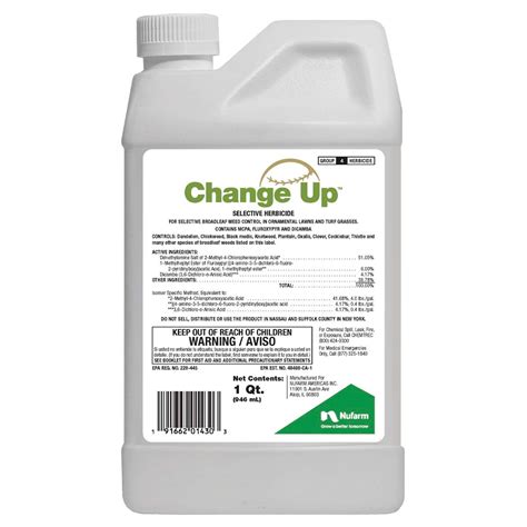 Nufarm Change Up Post Emergent Herbicide 1 Qt Siteone