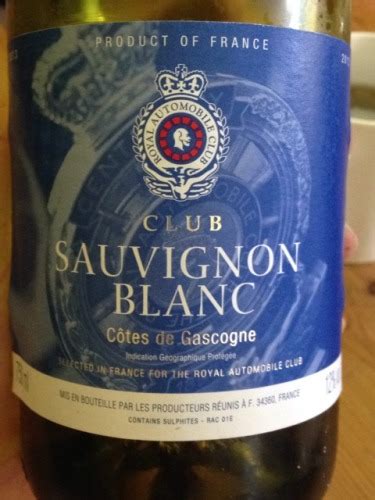 Les Producteurs Réunis Club Sauvignon Blanc Côtes de Gascogne Vivino US