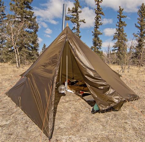 Hot Tenting Lightweight Backpacking Shelters Heated By Wood Stoves