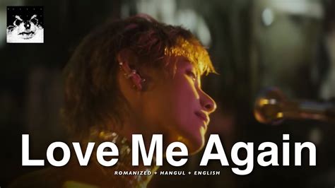 V Love Me Again ROMANIZED LYRICS HANGUL ENGLISH TRANS YouTube