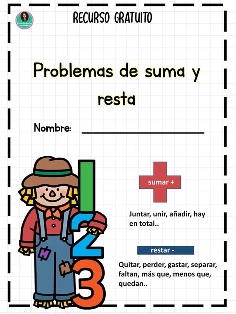 Ejercicios De Suma Y Resta Multiplicaciones Y Problemas Matem Ticos