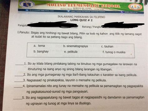 I Panuto Ibigay Ang Hinihigi Ng Bawat Bilang Piliin Sa Loob Ng Kahon