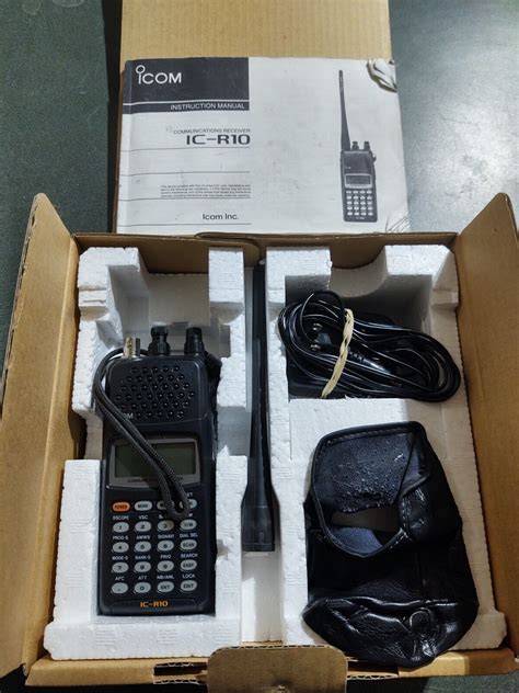 ICOM IC R10 R10 SCANNER RECEIVER 500 1300 MHz AM FM LSB USB CW EBay