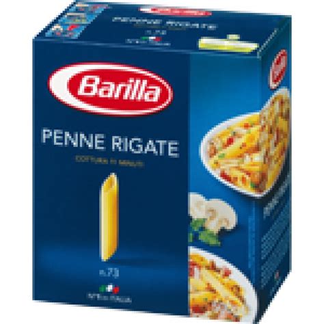 BARILLA penne rigate caja 500 grs