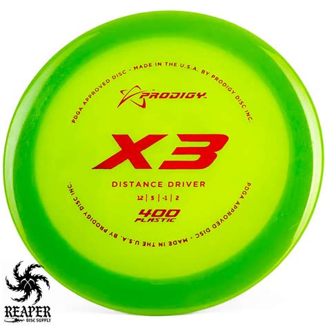 Prodigy X3 400 Distance Driver Reaper Disc Supply