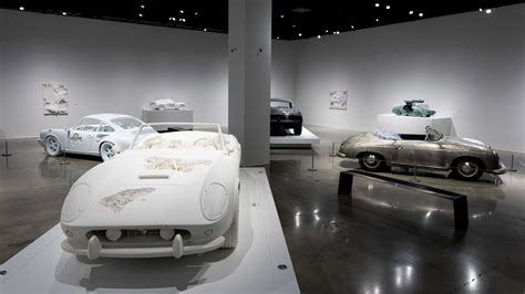 Daniel Arsham Unveils Eroded Porsche And Ferrari In New Exhibit Car