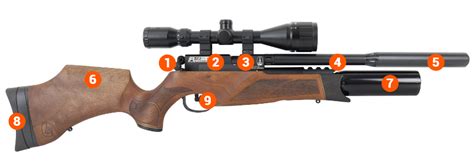 Bsa R Clx Bolt Action Super Carbine Air Rifle Walnut Stock