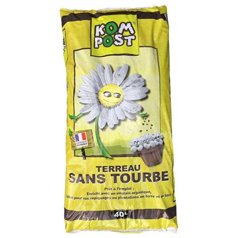 Terreau Sans Tourbe Sac 40 L Samse Fr