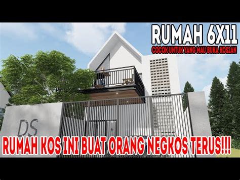 Desain Rumah Kos 6x11 YouTube