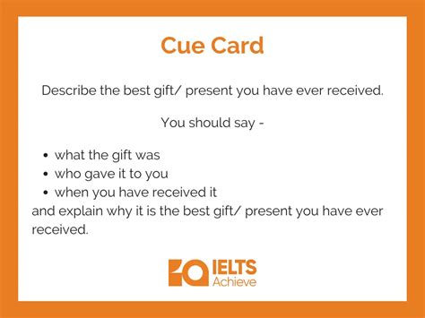 Best Gift Present You Have Received IELTS Cue Card