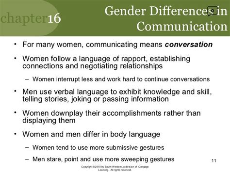 Gender Differences In Communication