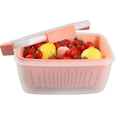 Loobuu 68oz Berry Keeper Container Fruit Produce Saver Food Storage