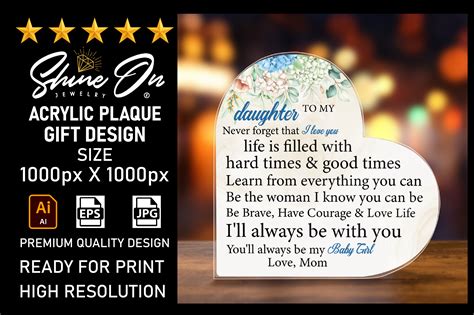 Acrylic Plaque Gift Design Graphic by DOT DESIGN · Creative Fabrica