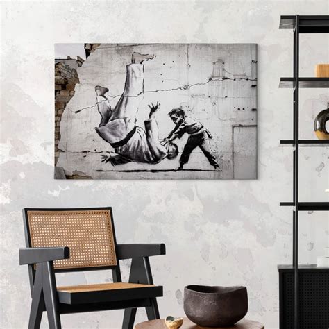 Der Gro E Banksy Bilder Kunstdrucke Online Shop Wall Art De