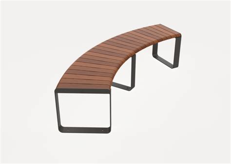 Linea Vt Curved Seat Street Furniture Australia