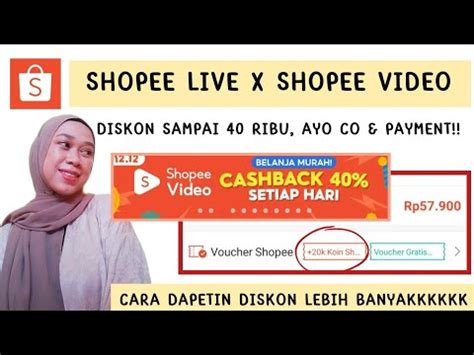 CARA DAPETIN DISKON BANYAK DI SHOPEE SHOPEE VIDEO DISKON SHOPEE