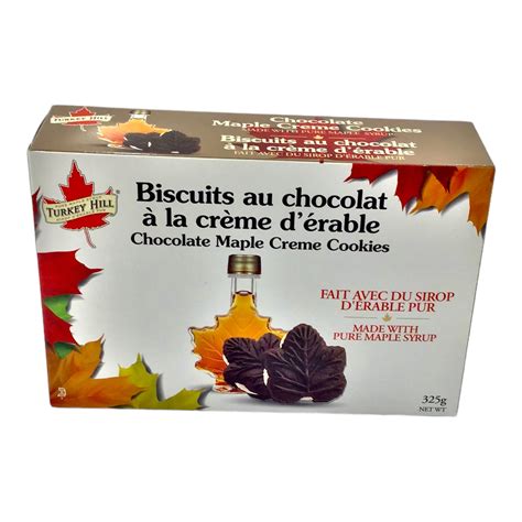 Turkey Hills Chocolate Maple Cream Cookies 325g Are Made In Canada