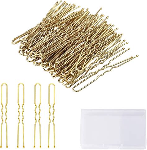 Blonde U Shaped Hair Pins Bobby Pins Bun Pins Hairpins Hair Styling Clips For Women Girls