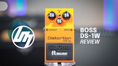 Boss Ds W Waza Craft Distortion Pedal Review Better Music Youtube