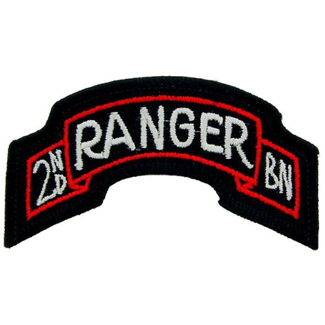 U.S. Army 2nd Ranger Battalion Patch Black & White - Etsy