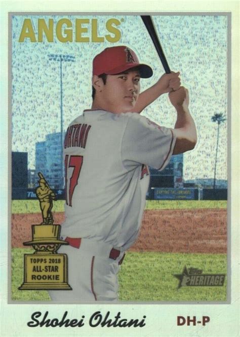 Shohei Ohtani Topps Heritage Chrome Refractor Thc Price