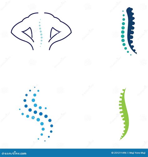 Spinal Diagnostics, Spine Care, and Spine Health. with Modern Vector