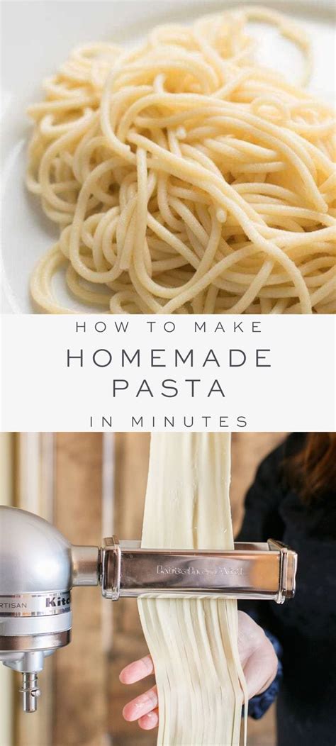 How To Make Homemade Pasta In Minutes Fresh Pasta Recipes