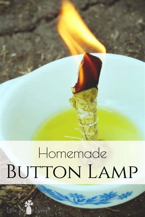 Simple Button Lamp Make Your Own Button Lamp The Long Winter