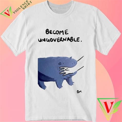 Badly Drawn Bears Become Ungovernable Moo Deng Shirt Walmart