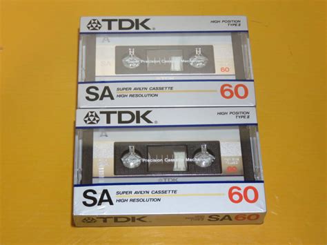 【未使用】7 未開封 カセットテープ Tdk Sa60ハイポジション）60分 2本セットの落札情報詳細 ヤフオク落札価格検索 オークフリー