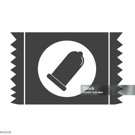 Condom Package Icon Protection Sign Stock Illustration Download Image