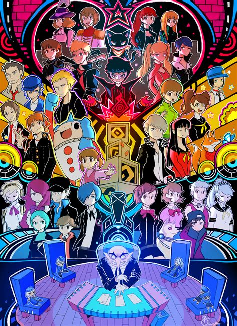 The Cast Of Personas 3 4 And 5 Megami Tensei Persona Persona