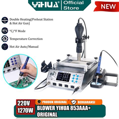 Jual Yihua Aaa Blower Solder Uap Hot Air Gun Smd Rework In