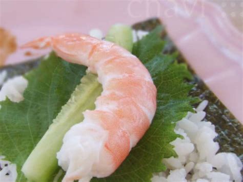 Temaki Ebi Temaki De Gambas Receta Petitchef