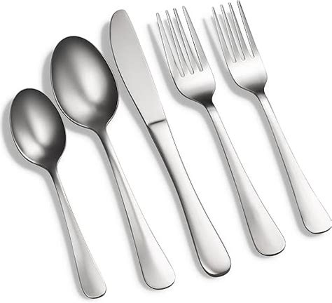 Amazon Godinger Silverware Set Flatware Set Matte Finish