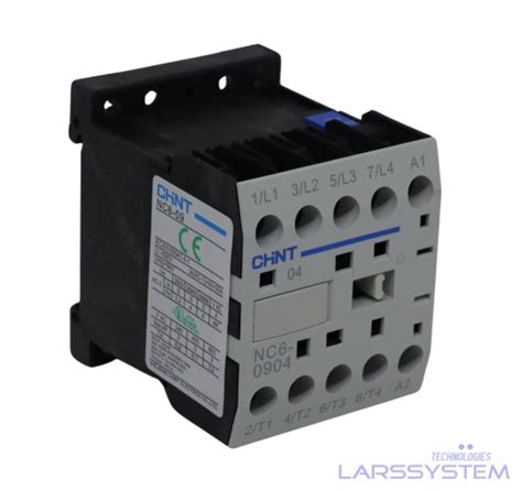 CONTACTOR AUXILIAR 9A 3P 4NA 220VAC LARSSYSTEM