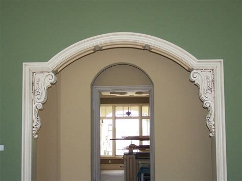 Detailed Trim On Arched Doorway Plus Corbels With Images Archways