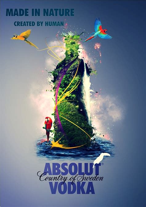 Absolut made by nature | Behance