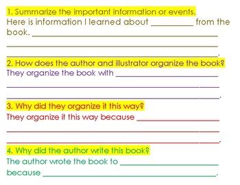 Questions About The Author By Perfect Penmanship Shop Tpt